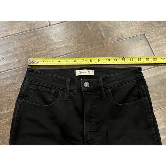 Madewell Black Womens Distressed Roadtripper Denim Skinny Jeans Size 28 - Picture 12 of 12